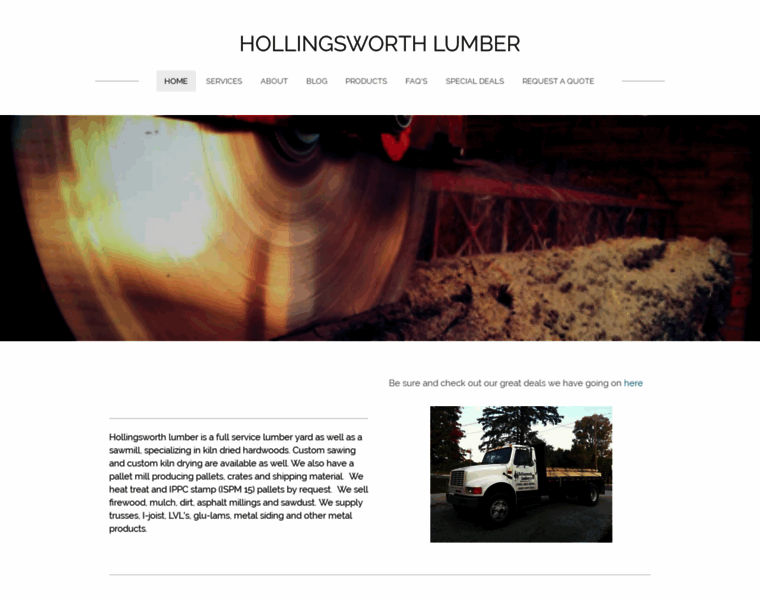 Hollingsworthlumber.com thumbnail