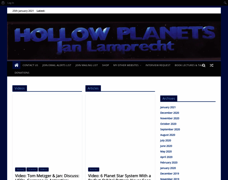 Hollowplanets.com thumbnail