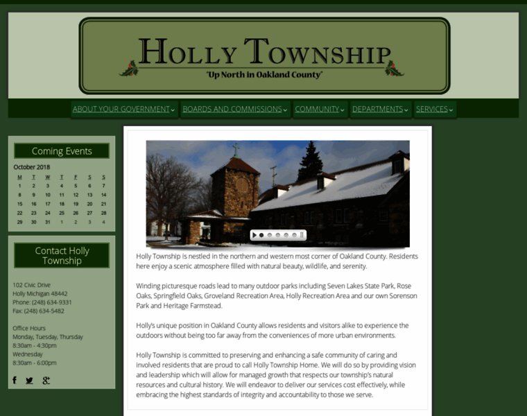 Hollytownship.org thumbnail