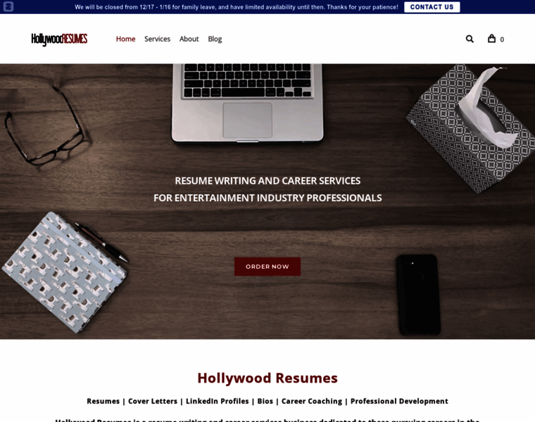 Hollywood-resumes.com thumbnail