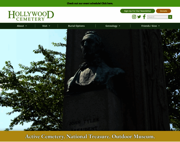 Hollywoodcemetery.org thumbnail