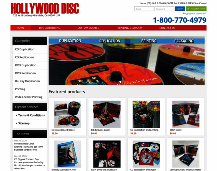 Hollywooddisc.com thumbnail
