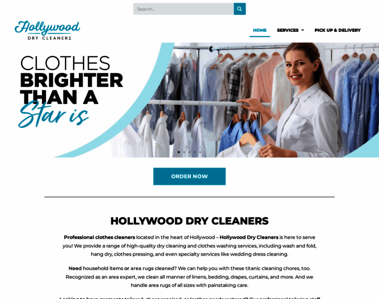 Hollywooddrycleaners.com thumbnail