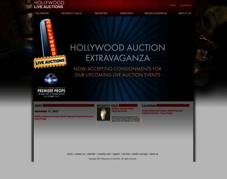 Hollywoodliveauctions.com thumbnail