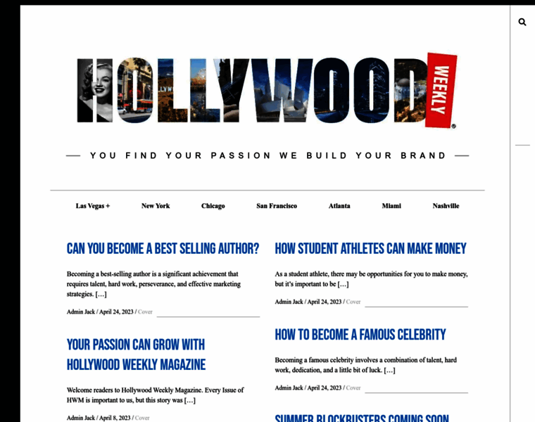 Hollywoodweeklymagazine.com thumbnail