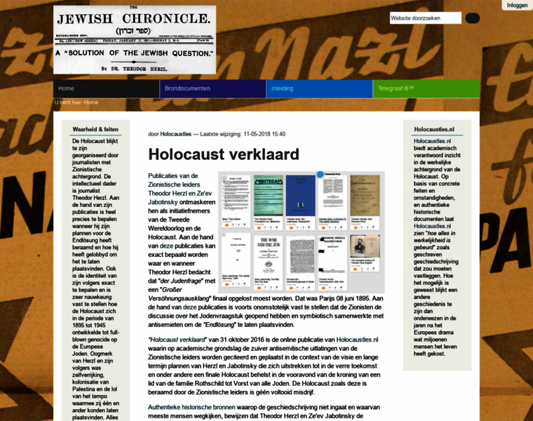 Holocaustles.nl thumbnail