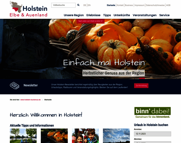 Holstein-tourismus.de thumbnail