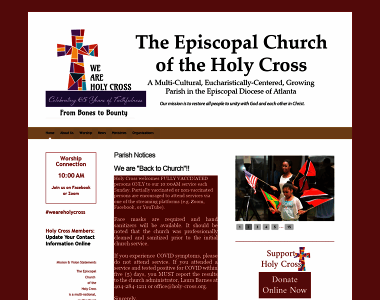Holy-cross.org thumbnail