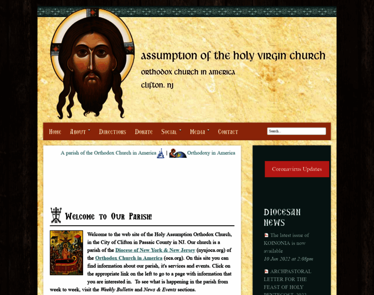 Holyassumptionclifton.org thumbnail