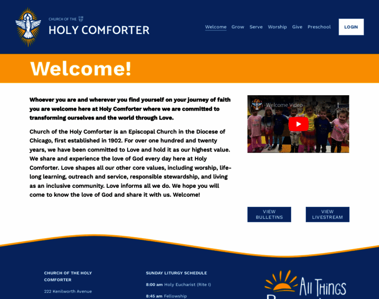 Holycomforter.org thumbnail