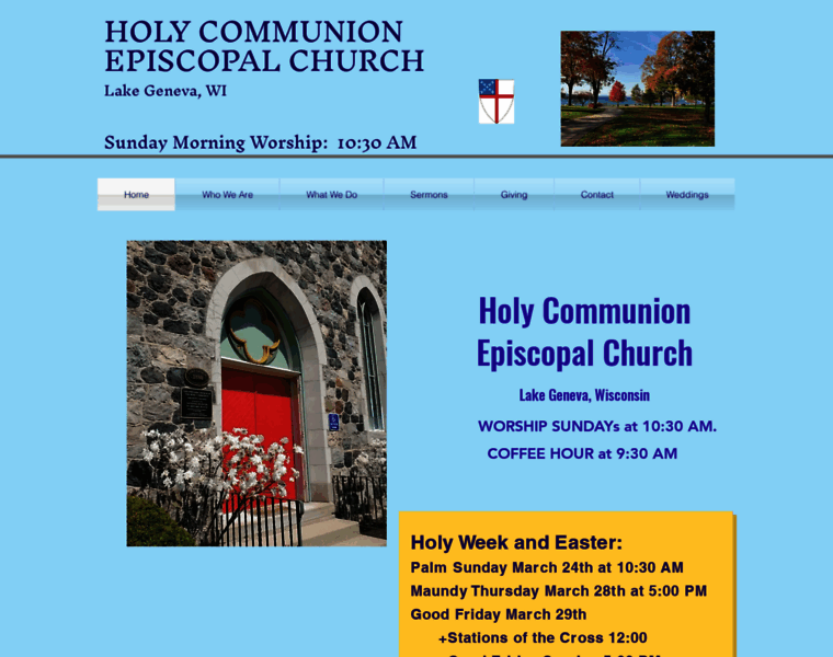 Holycommunionlakegeneva.com thumbnail
