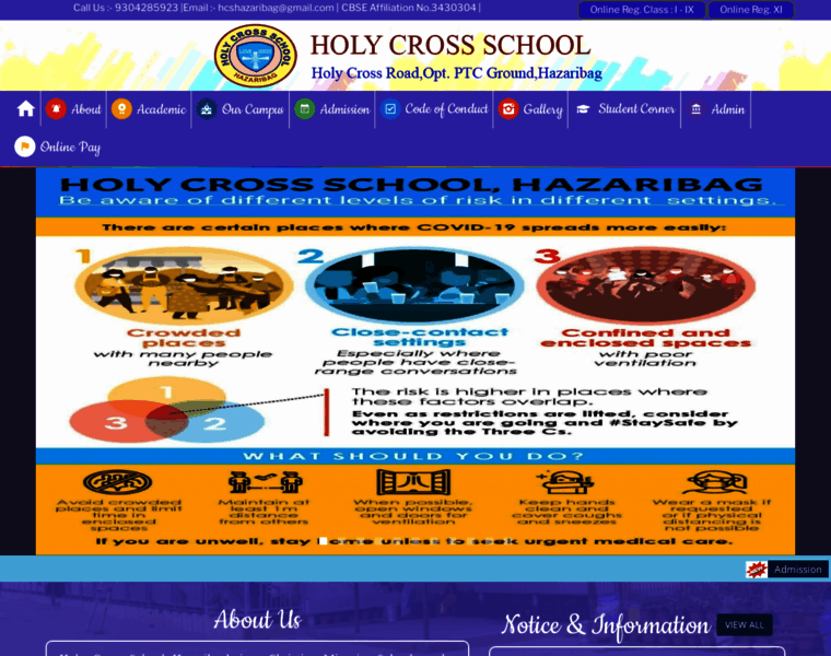 Holycrossschoolhzb.com thumbnail