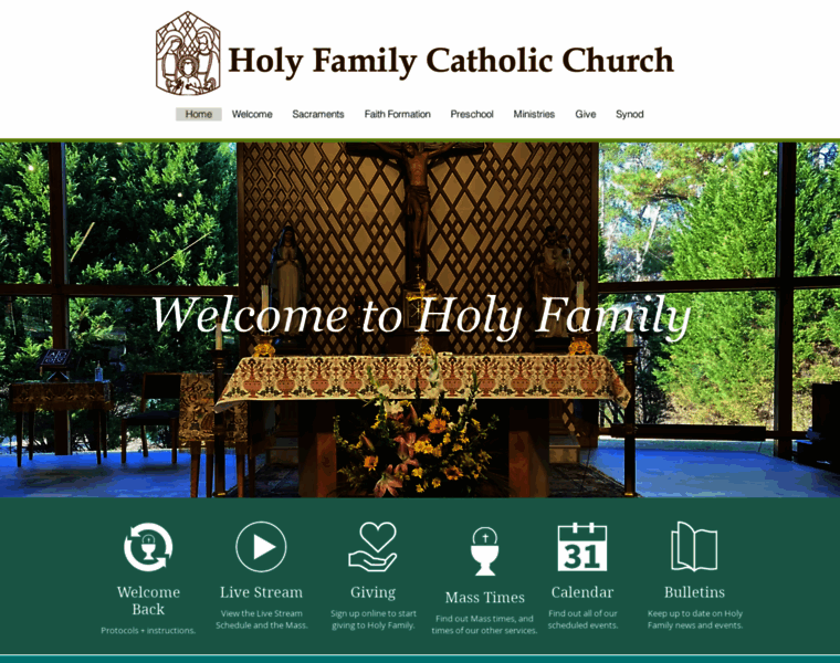 Holyfamilycc.org thumbnail