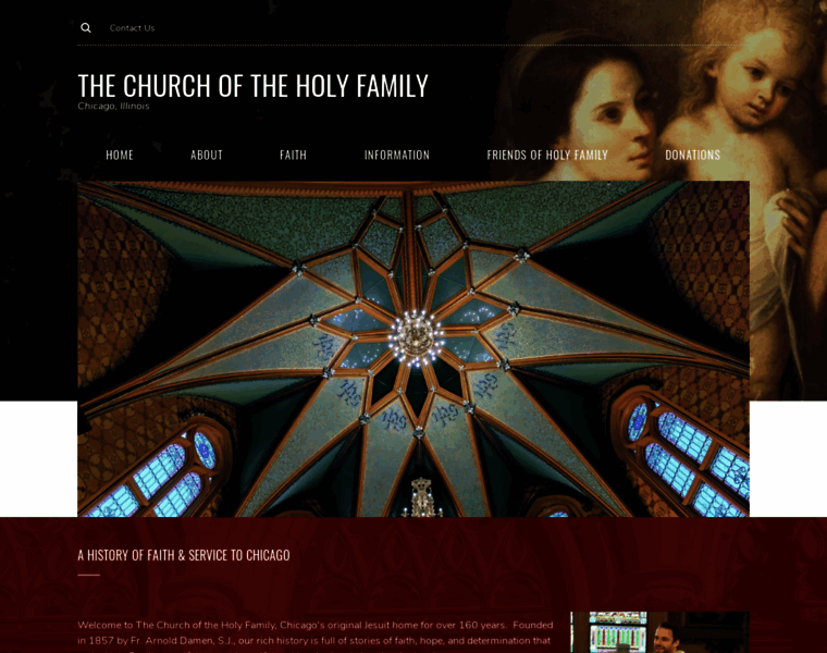 Holyfamilychicago.org thumbnail