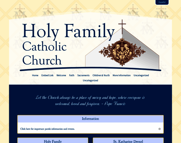 Holyfamilyec.org thumbnail