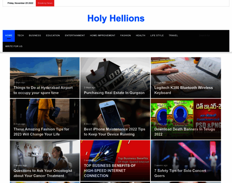 Holyhellions.com thumbnail