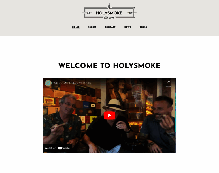Holysmoke.org thumbnail