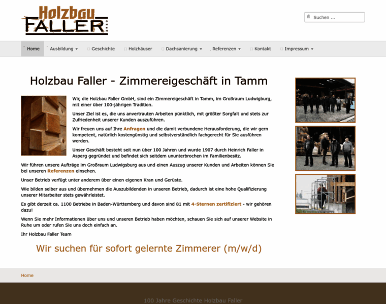 Holzbau-faller.de thumbnail