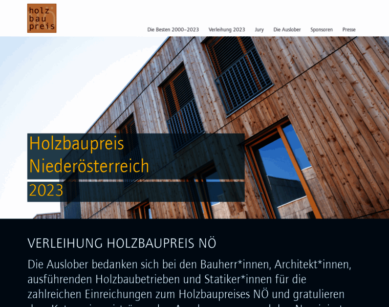 Holzbaupreis-noe.at thumbnail