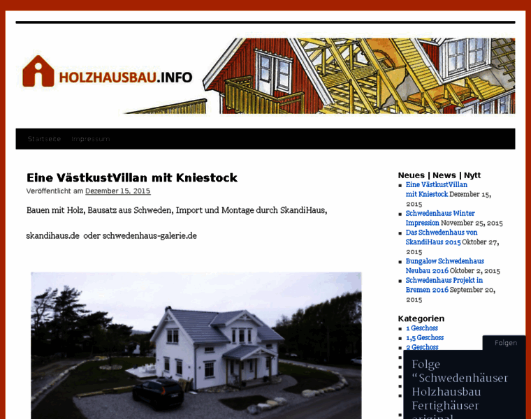 Holzhausbau.info thumbnail