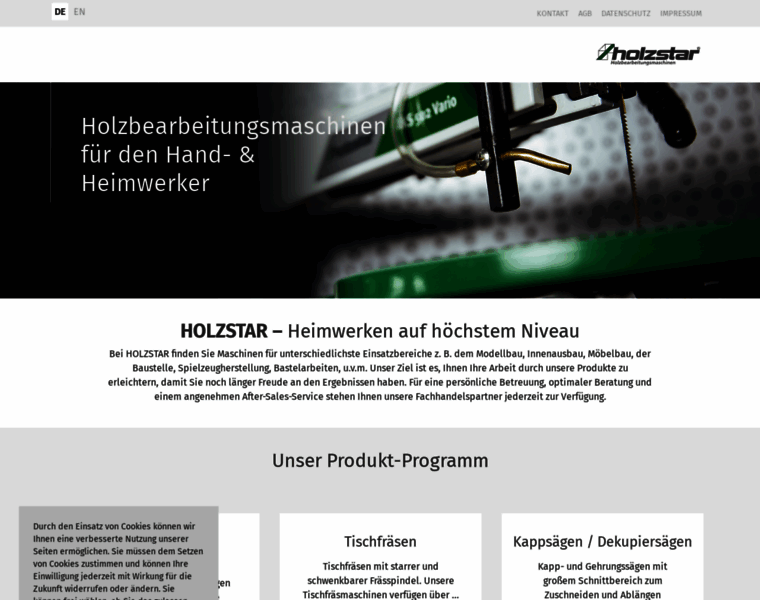 Holzstar-maschinen.de thumbnail