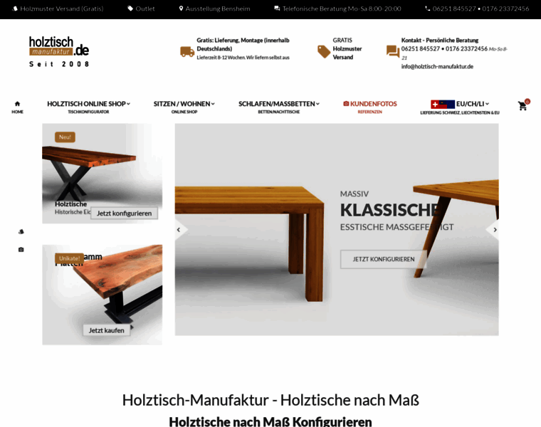 Holztisch-manufaktur.de thumbnail