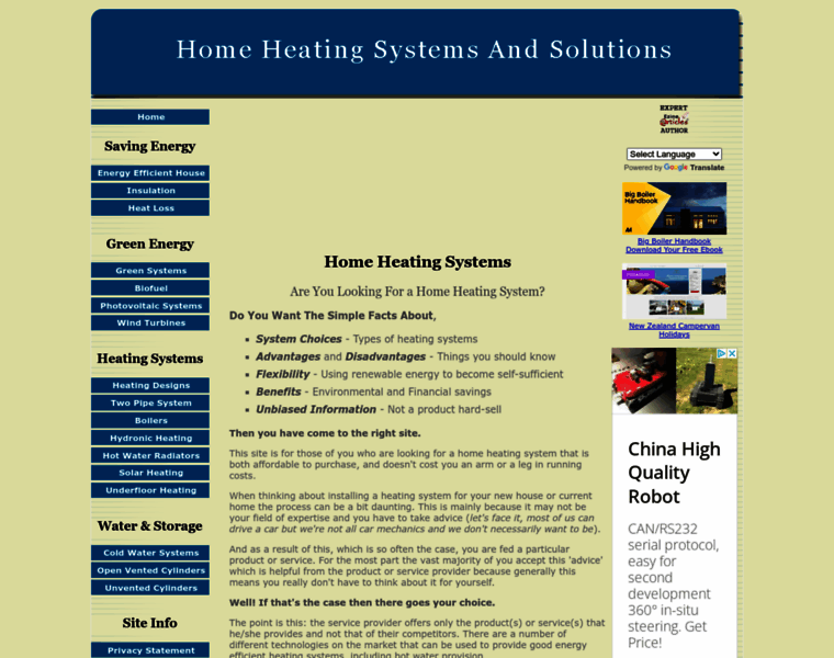 Home-heating-systems-and-solutions.com thumbnail