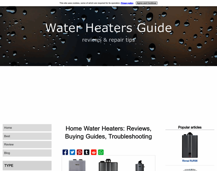 Home-water-heater.com thumbnail