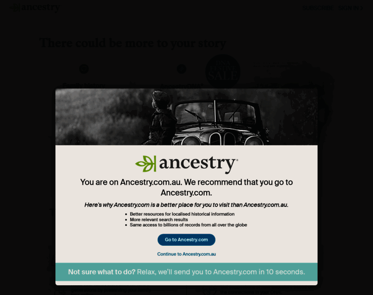 Home.ancestry.com.au thumbnail