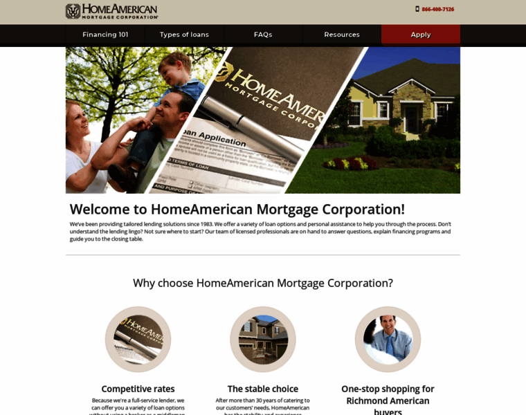 Homeamericanmortgage.com thumbnail