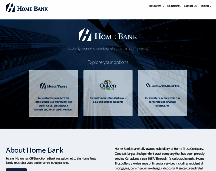 Homebank.ca thumbnail