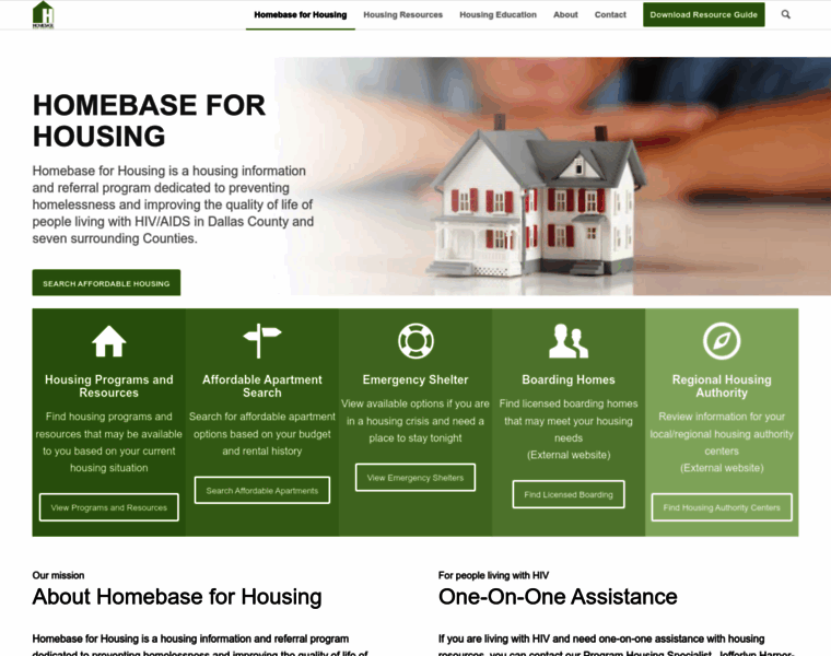 Homebaseforhousing.org thumbnail