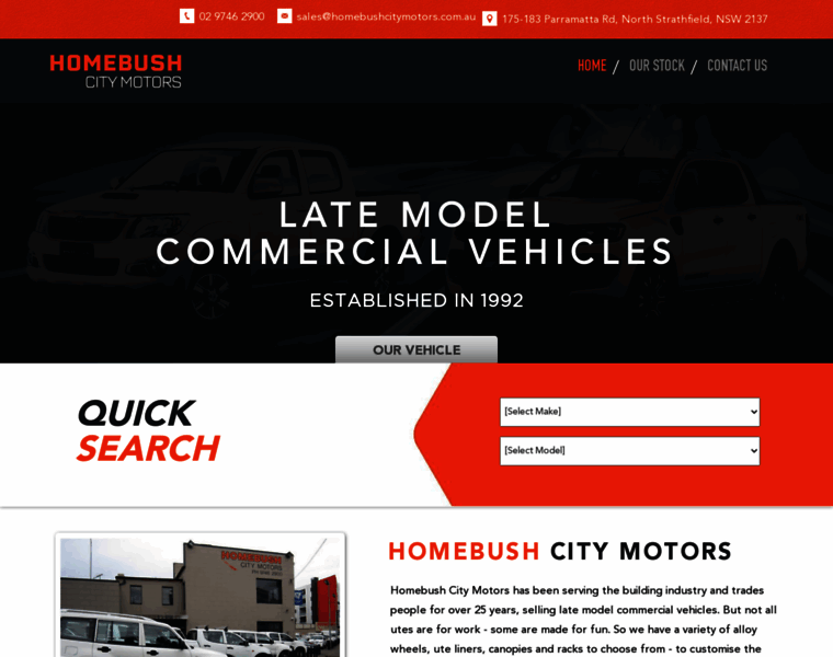 Homebushcitymotors.com.au thumbnail