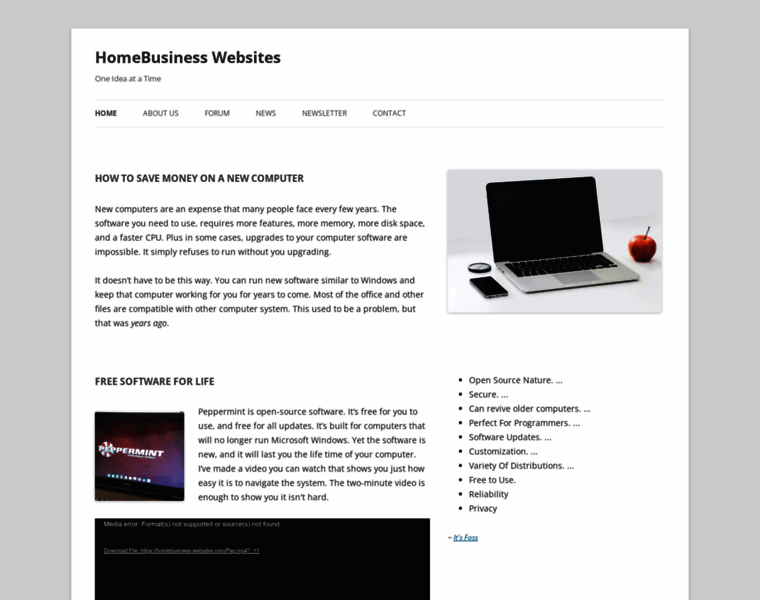 Homebusiness-websites.com thumbnail