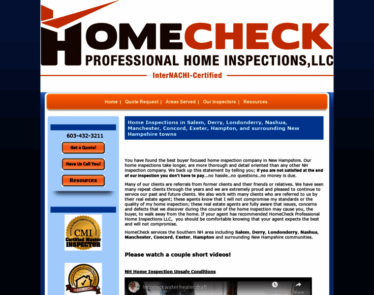 Homecheckhomeinspections.com thumbnail
