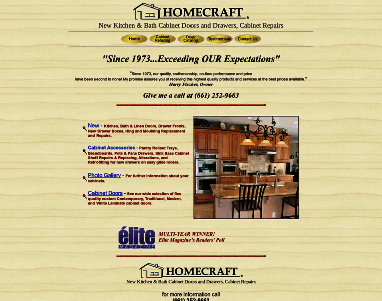 Homecraftcabinets.com thumbnail