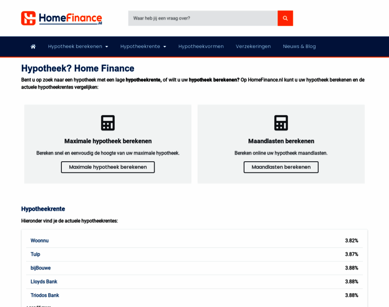 Homefinance.nl thumbnail