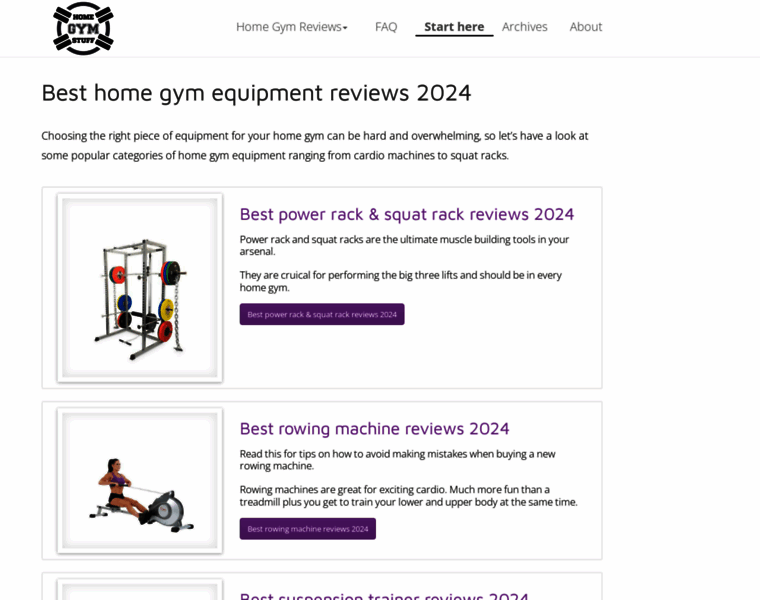 Homegymstuff.com thumbnail
