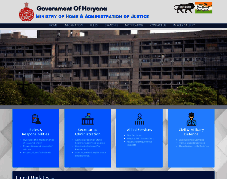 Homeharyana.gov.in thumbnail
