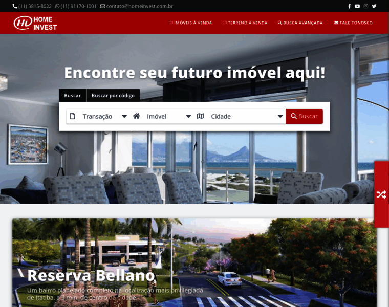 Homeinvest.com.br thumbnail
