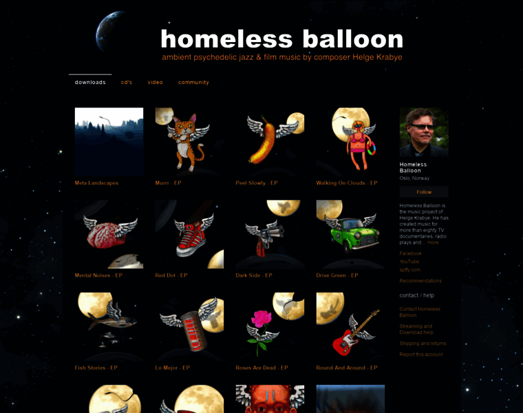 Homelessballoon.com thumbnail