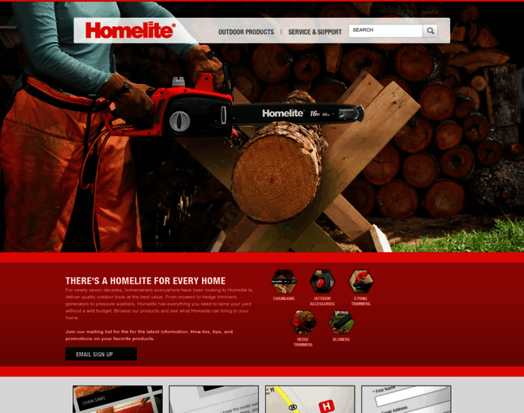 Homelite.com thumbnail
