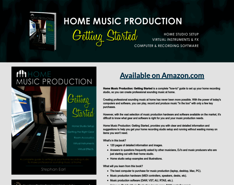 Homemusicproduction.com thumbnail