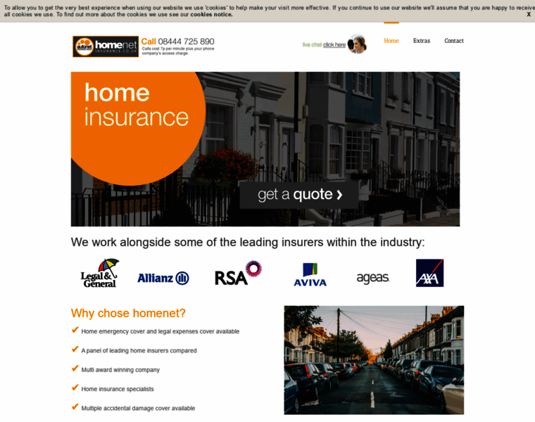 Homenetinsurance.co.uk thumbnail