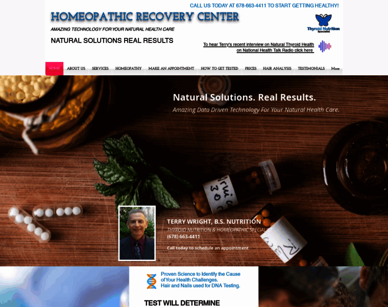 Homeopathicrecoverycenter.com thumbnail