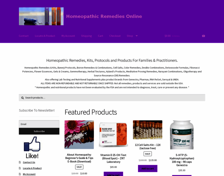 Homeopathicremediesonline.com thumbnail