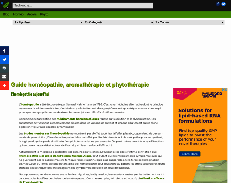 Homeopathie-conseils.fr thumbnail