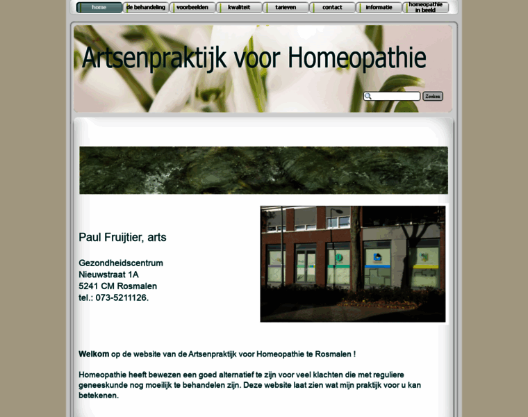Homeopathierosmalen.nl thumbnail