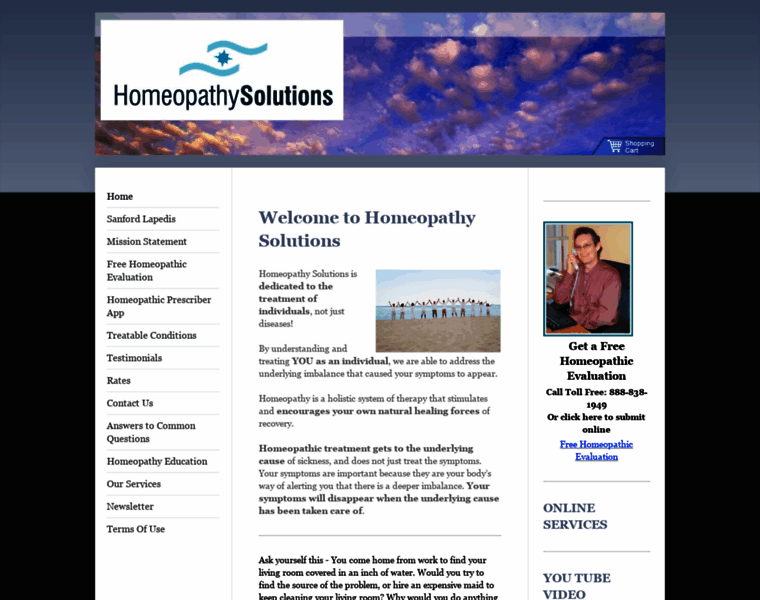 Homeopathysolutions.com thumbnail