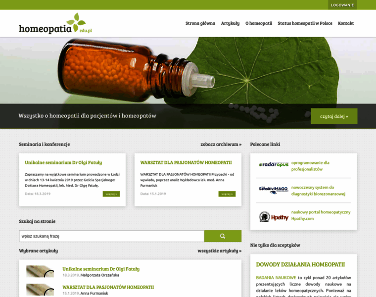 Homeopatia.edu.pl thumbnail